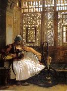 Jean Leon Gerome, Arnaut smoking  8